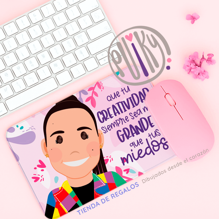 Pad mouse ilustrado para detalles corporativos y empresariales